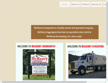 Tablet Screenshot of mchenryaggregates.com